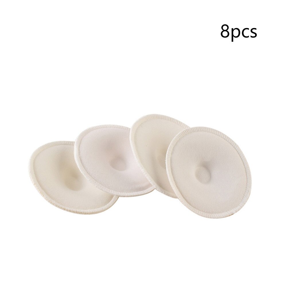 8pcs Washable Cloth Absorbent Ultra Thin Nursing Soft Maternal Comfortable Reusable Convenient Leak Proof Breast Pad Milk