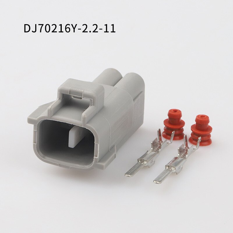 100Sets Sumitomo 2 pin Female Male Connector 6189-077 Engine E-RS Water Temperature Sensor ECT Connector: male full set