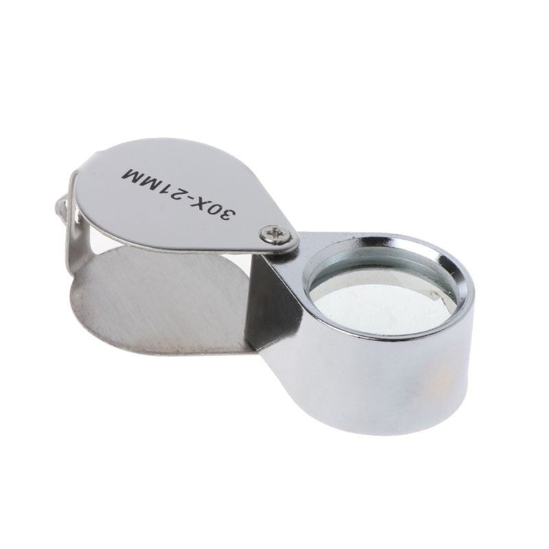 Jewelry Diamond Eye Loupe Magnifier Magnifying Glass Triplet Jewelers 30x21mm