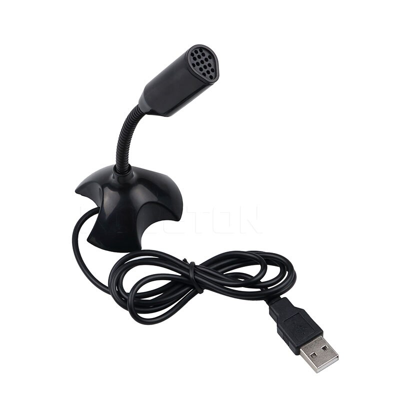 Portable Studio Speech Mini USB Microphone Stand Mic With Holder For Microfono Computer laptop