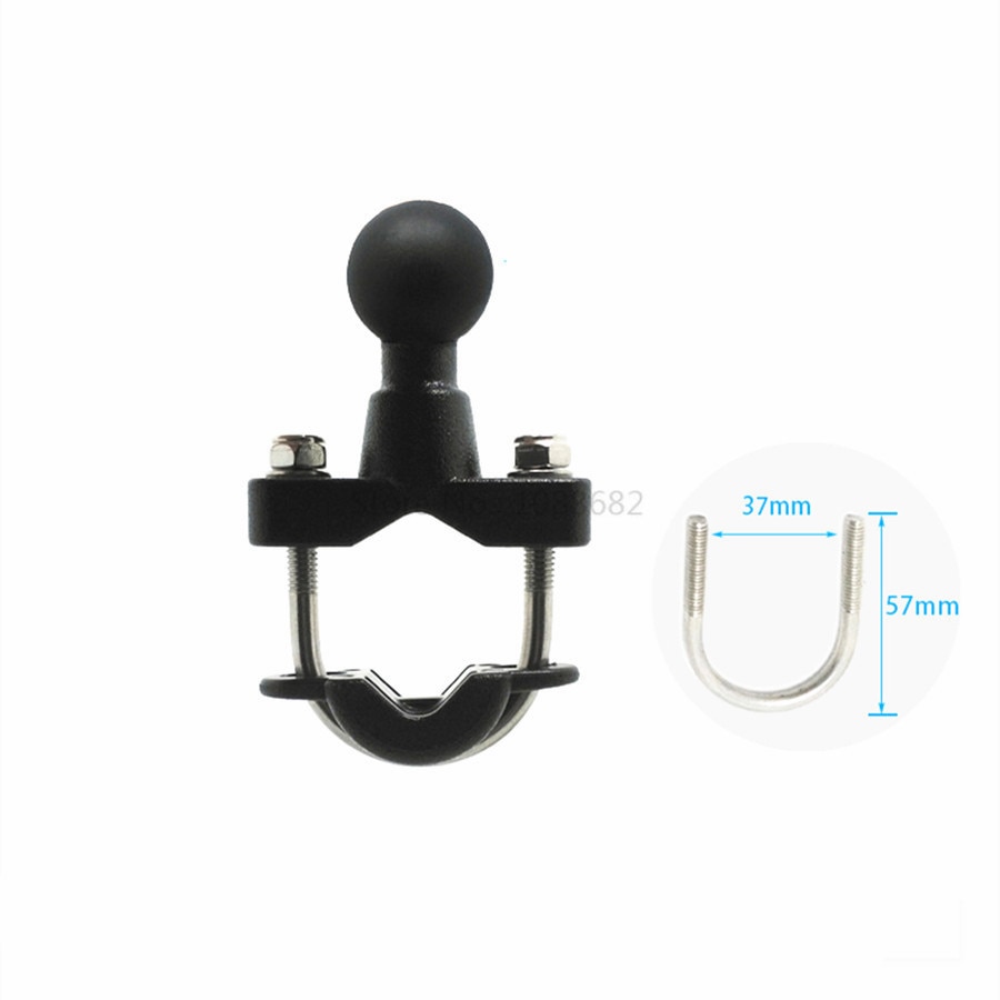 Jadkinsta Ball Head Black Phone GPS Holder Mount Motorcycle Base with 10mm Hole autocycle Stand for Gopro Xiaomi for iPhone