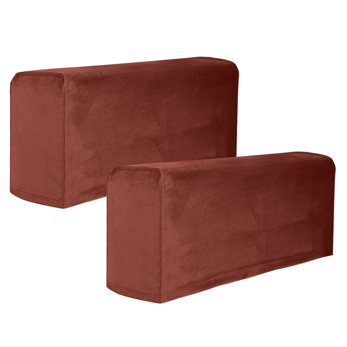 2Pcs Sofa Armsteun Cover Armsteun Beschermende Doek Elastische Cover Sofa Armsteun Handdoek Armsteun Protector Voor Thuis: Coffee