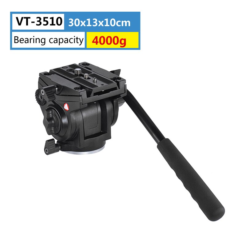 Kingjoy VT-3510 panoramique trépied tête hydraulique fluide vidéo tête pour trépied monopode support de caméra support Mobile reflex numérique: Default Title