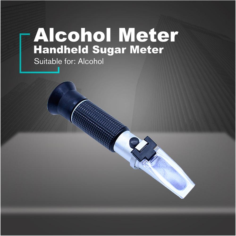 0-80% Alcohol vino refractómetro Alcohol Metro ebullioscopio medidor de concentración oenómetro Alcohol