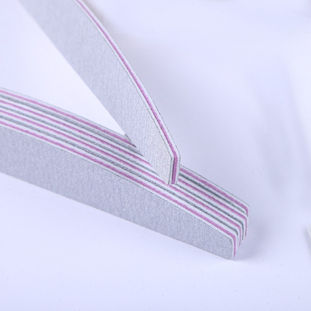 5pcs 100/180 Grit Acrylic Nail File Emery Boards for Natural Nails Nail Filer for Salon Use