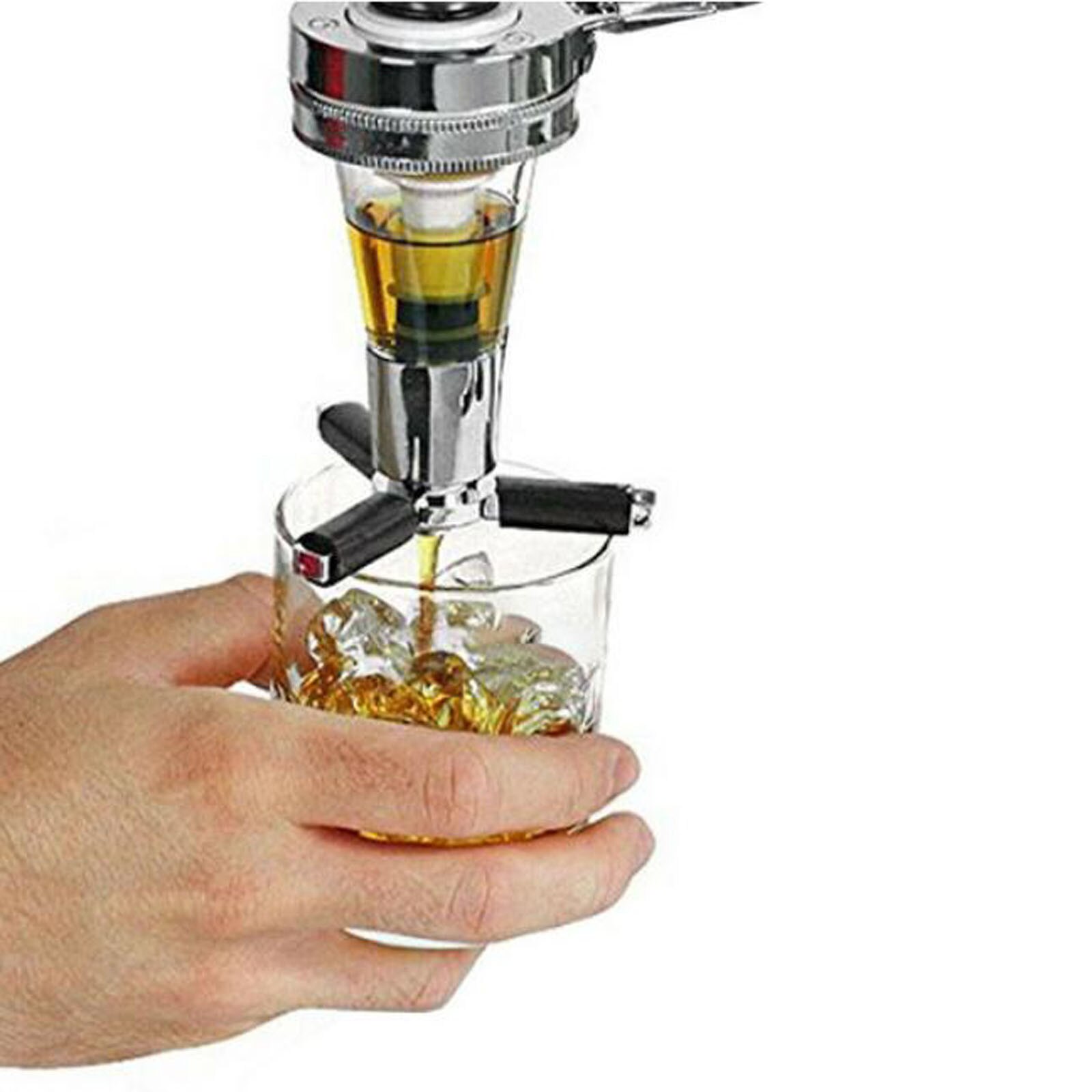 4# Bottle Stand Wall Mounted Dispenser Drinks Wine Spirits Steel Bar Optics Party For Bar Party Bar Accessory Drink Tool