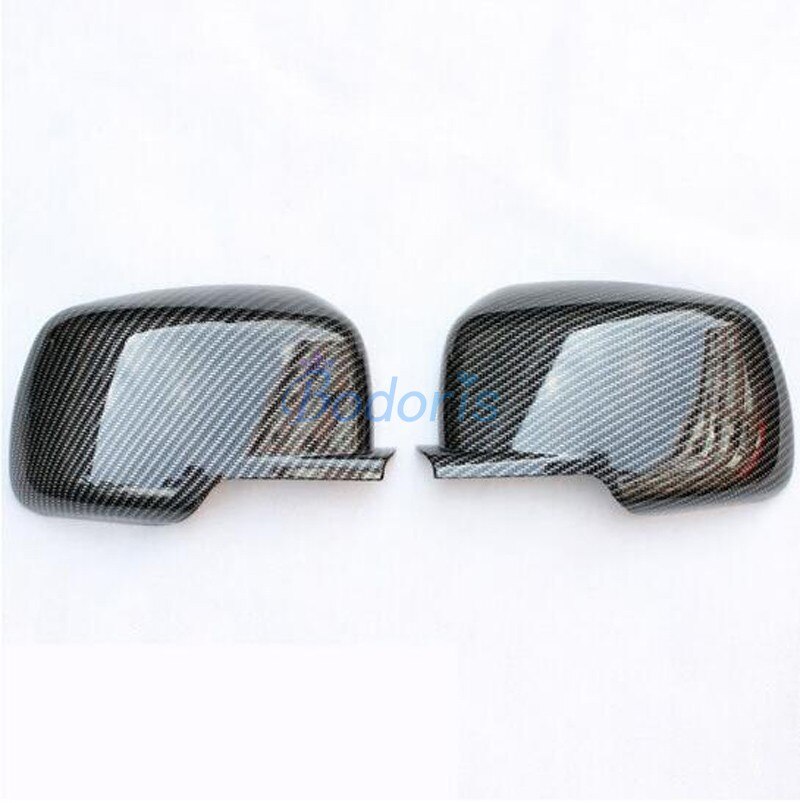 Para Dodge Journey JUCV Fiat Freemont cubierta de espejo de puerta cubierta trasera accesorios de coche: Carbon Fiber Color
