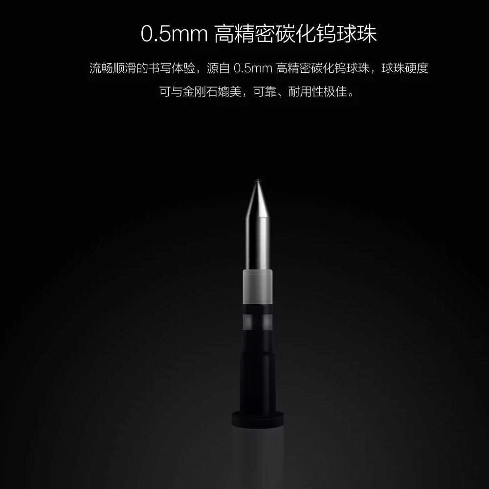 Original Xiaomi Mijia Sign Pen 9.5mm Signing Pen PREMEC Smooth Switzerland Refill MiKuni Japan Ink Add Mijia Black Refills