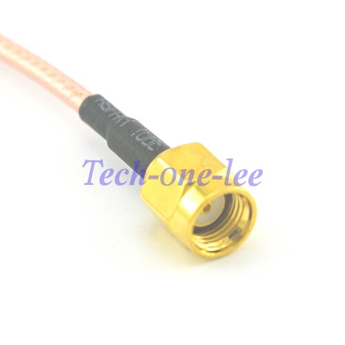 2 piece RP SMA male Plug(female pin) to RP SMA female jack(male pin) Extension Straight Pigtail Cable