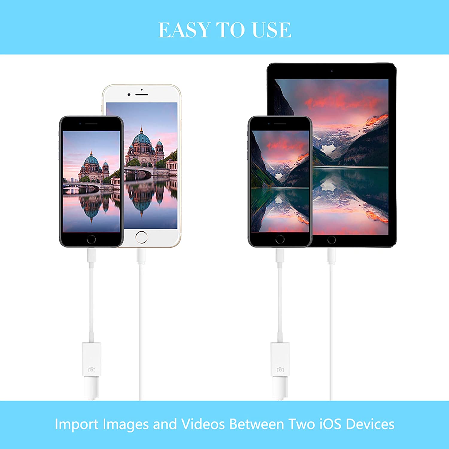 Voor Lightning Naar Usb 3.0 2.0 Camera Reader Otg Adapter Voor Apple Iphone Ipad Otg Connector Data Kabel Voor Iphone 12 7 8X11 Pro