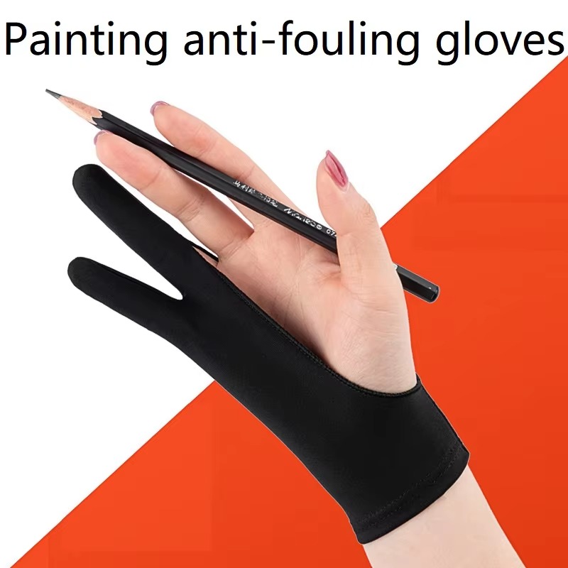 Guantes para tableta, guantes de dibujo, mano izquierda, dibujo, guante Digital para dibujar, guante gráfico, pintura, guante para tableta