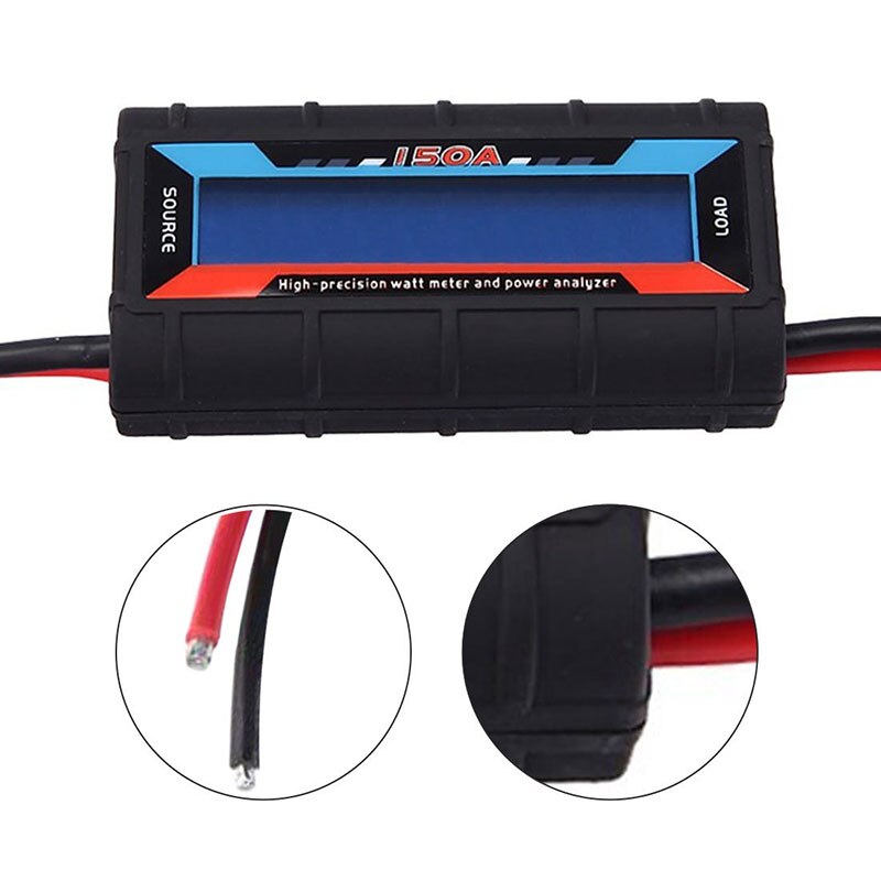 FT08 RC 100A/150A High Precision Watt Meter and Power Analyzer w/ Backlight LCD electric analyzer