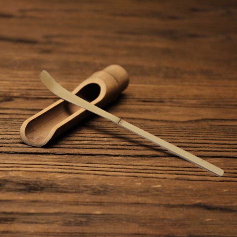 Thee Scoop Handgemaakte Bamboe Matcha Groene Theeceremonie Thee Sticks Tool 17.5 cm Matcha Scoop Retro Japanse