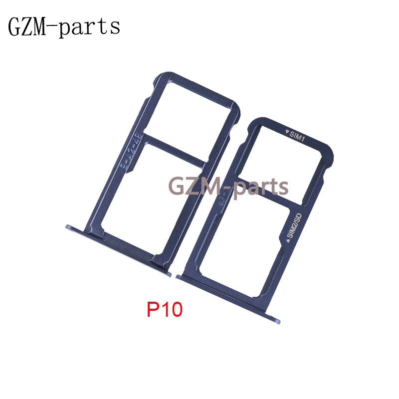 GZM-parts 100pcs/lot Sim Tray For Huawei P10 Plus P10 Sim Card Tray Micro SD Card Holder Slot Adapter Parts Sim Card Adapter