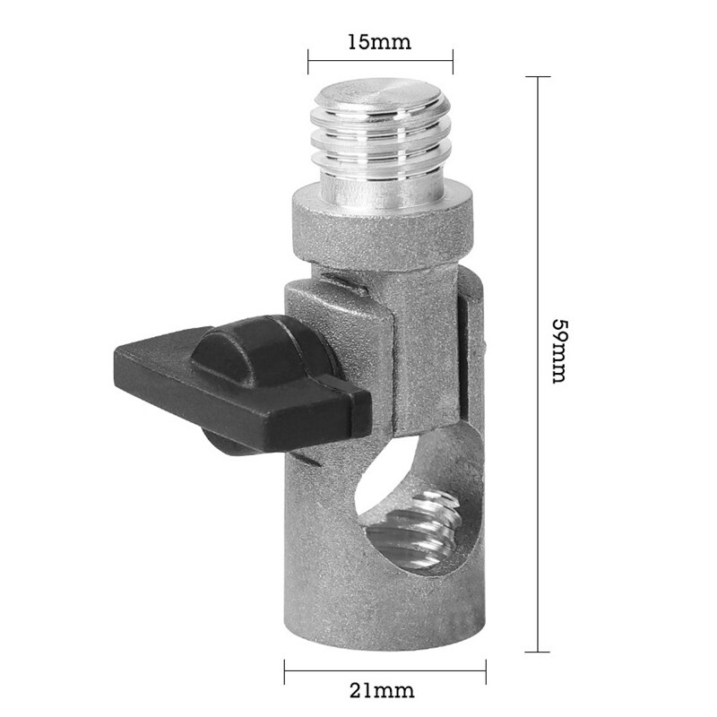 Trépied d&#39;angle 5/8 niveaux rotatifs, réglage à double pente, support de levage, adaptateur de tige support Oblique