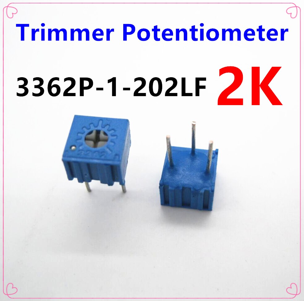 15 STKS Trimmer Potentiometer 3362 P 2 K 202 verstelbare Weerstanden 3362 202 Variabele Weerstanden 2 K ohm