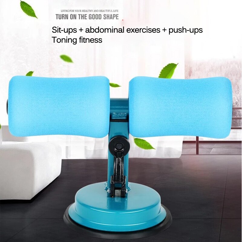 Sit Ups Muscle Training Abdominal Core Fitness Equipment Adjustable Strength Home Gym Self-Suction Situps Assist Bar Stand