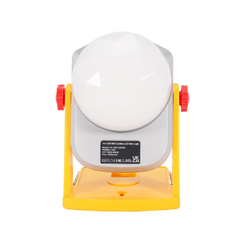 Draagbare 18W Led Lamp Werk Licht Lamp Voor Makita Milwaukee Bosch Dewalt 14.4V/18V Li-Ion Batterij emergency Outdoor Verlichting