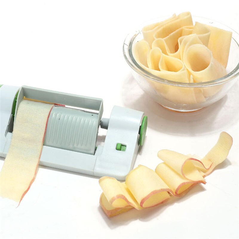 Rotary Manual Vegetable Fruit Cutter Multifunctional Potato Apple Veggie Sheet Slicer Peeler for Zucchini Beets Home Tools U3