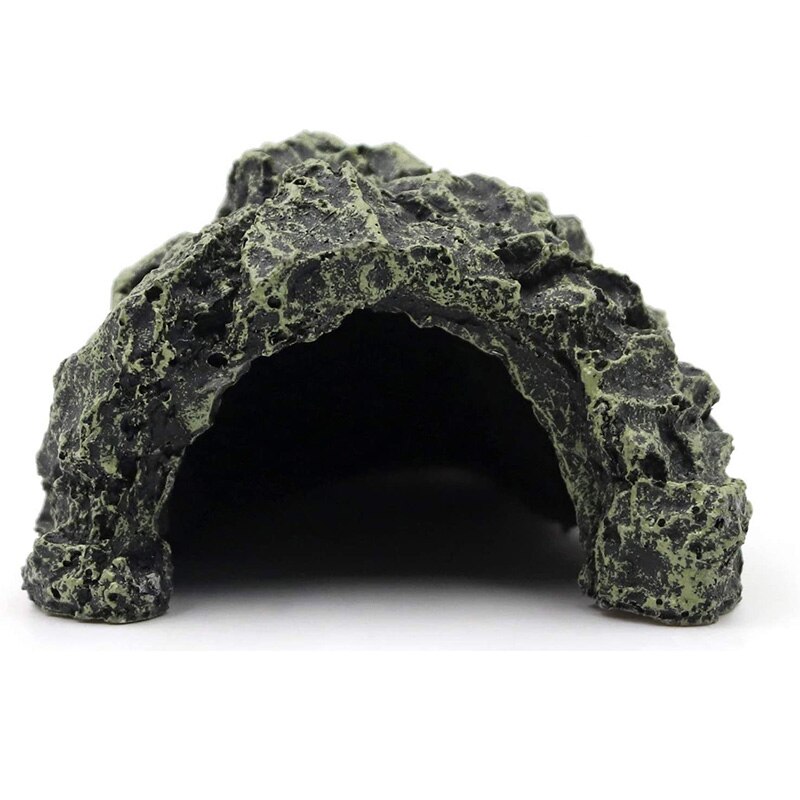 Cachette de poisson en résine, grotte d'aquarium, tortue de paysage, Reptile, bassin, décoration, plante décorative