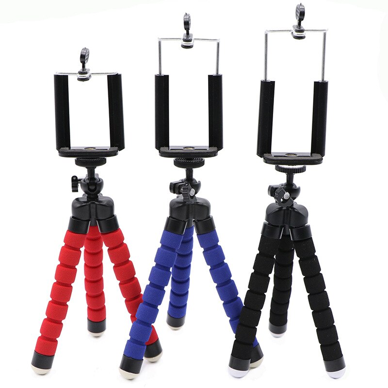 Mini Statief Voor Telefoon Flexibele Spons Octopus Mini Statieven Voor Iphone Telefoon Houder Clip Stand Voor Camera Telefoon Statief