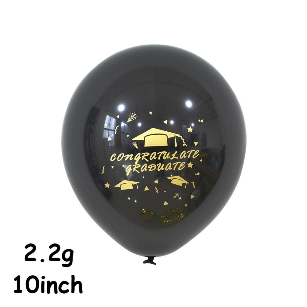 15Pcs 10 Inch Graduation Party Latex Balloons Inflatable Ball Baloons Decoration For Graduation Party Congratulation
