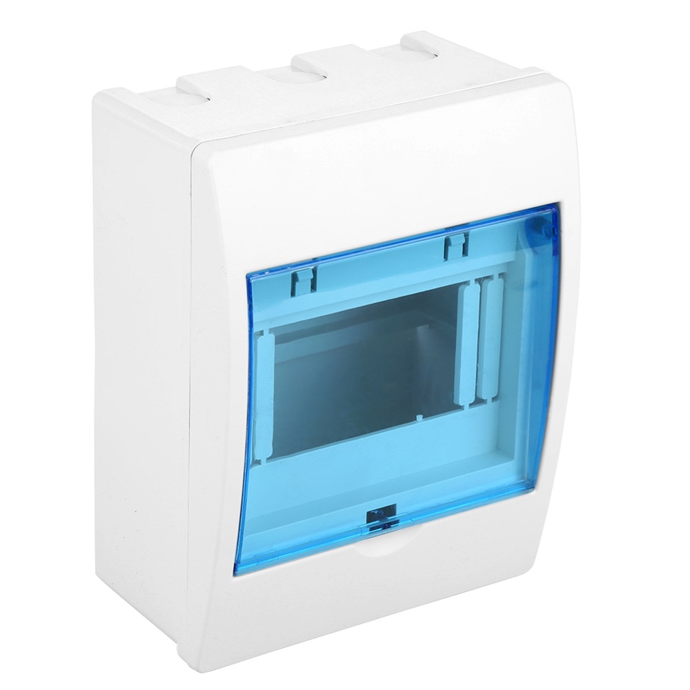 1pc Plastic Wall Distribution Box Distribution Protection Box For 3-4,4-6,5-8,9-12 Ways Circuit Breaker Indoor On The Wall