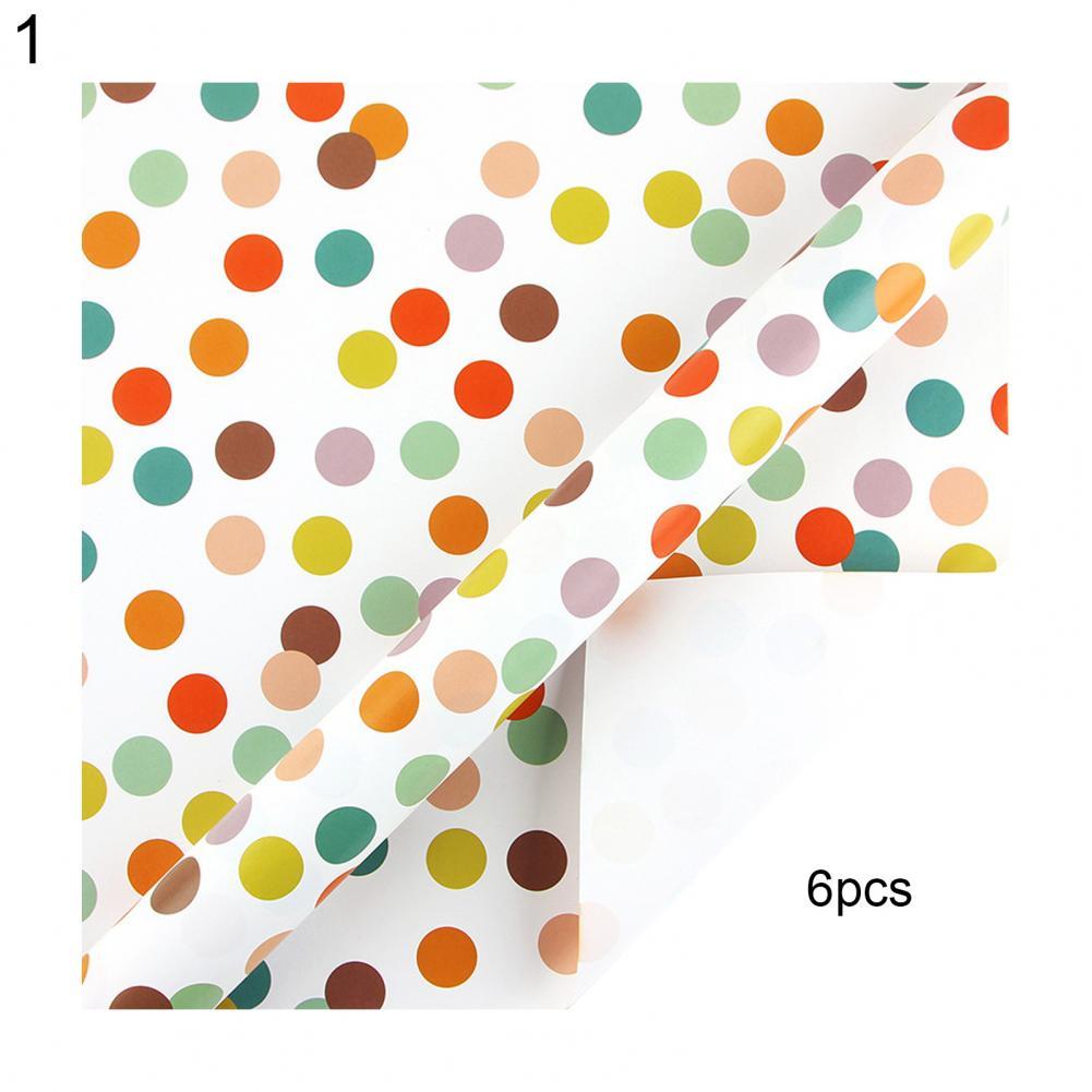 6 Sheet Packaging Paper Beautiful Stars Packaging Paper Eco-Friendly Cut Paper: 1