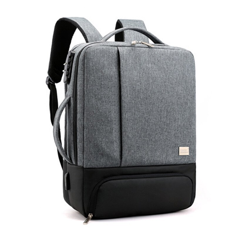 Heren Rugzak Laptop Rugzakken 17 Inch 15.6 &#39;&#39;Anti Diefstal Mannelijke Notebook Reis Back Pack Kantoor Vrouwen Reizen Bagpack: dark gray