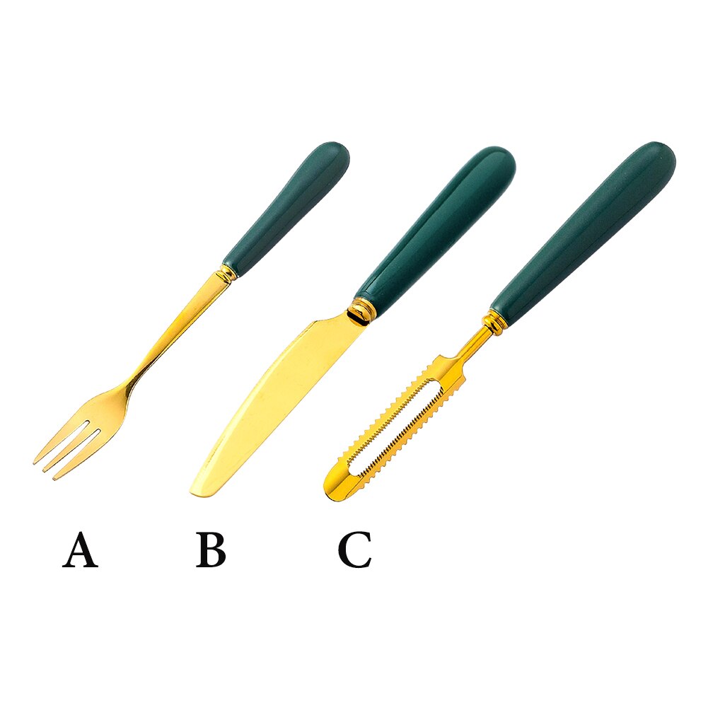 2pcs Wedding Cutlery Fork Long Handle Fruit Cutter Peeler Steak Cutting Party Home Stainless Steel Kitchen Dining Room Dinner