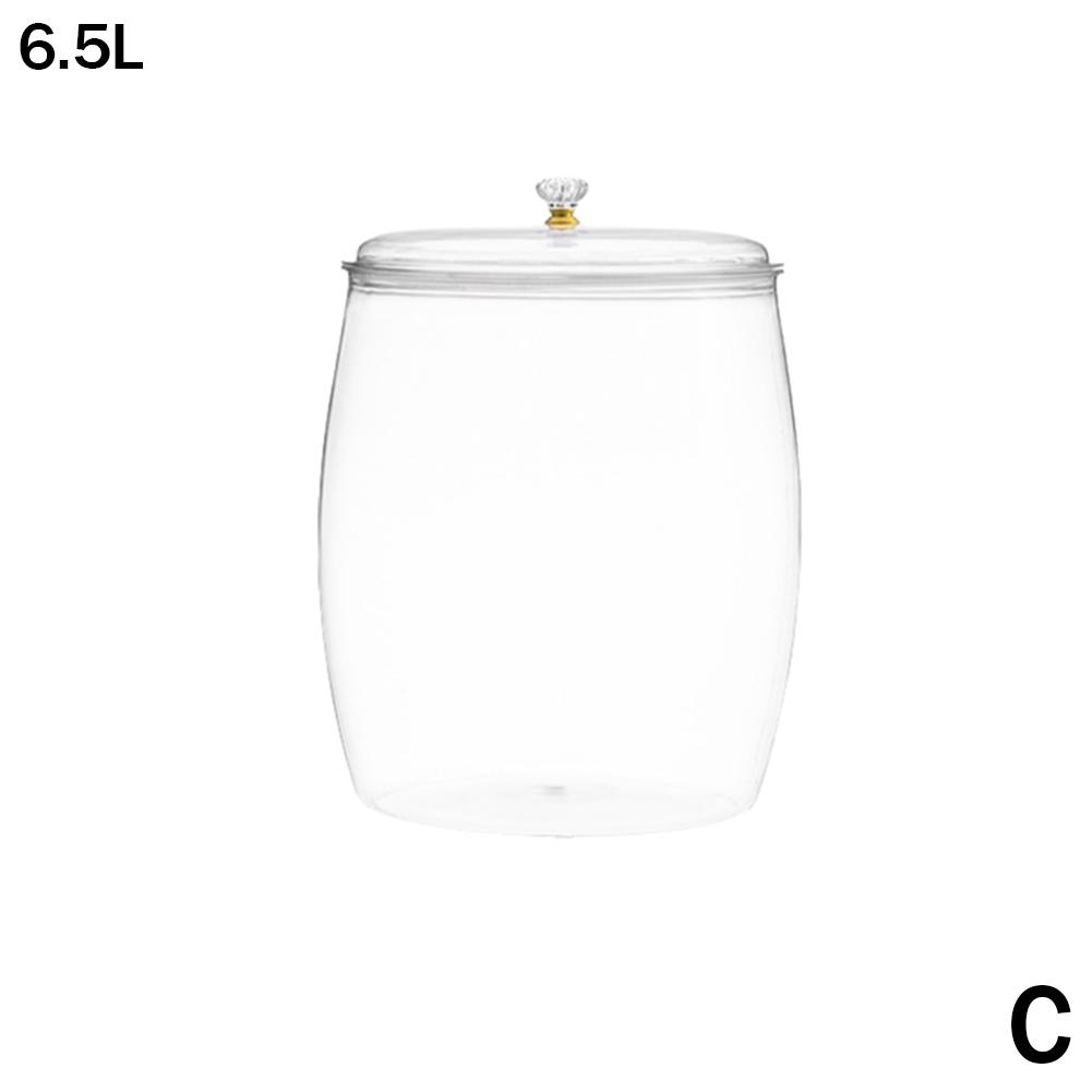 Kitchen Stackable Sealed Jar Plastic Food Storage Box Multigrain Tank Bottle Dried Fruit Tea Storage Containers ﻿: Red