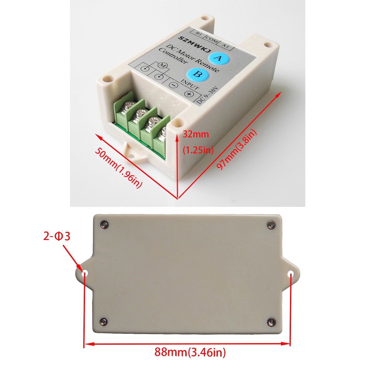 DC12V /24V Remote Control DC Motor Forward Reverse Control Module For Linear Actuator / Elevators