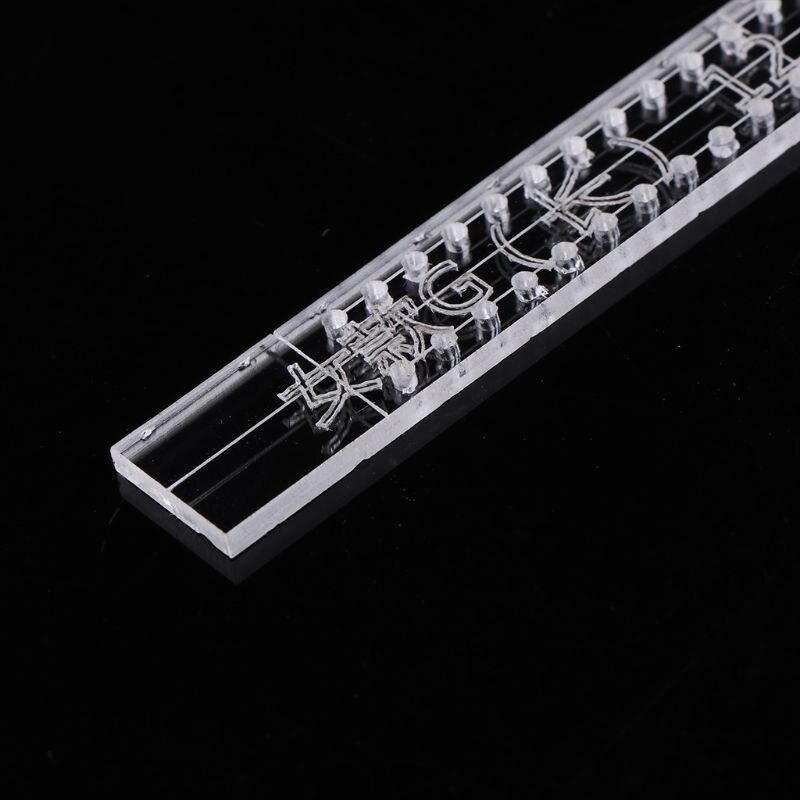 4pcs/set Transparent Acrylic Watch Strap Band Stencil Template Mold DIY Leather Craft Tool Home Supplies For Women