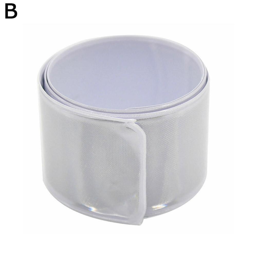 1pc reflekterande natt säkerhet slap wrap band fotled jogging handled arm cykling: B