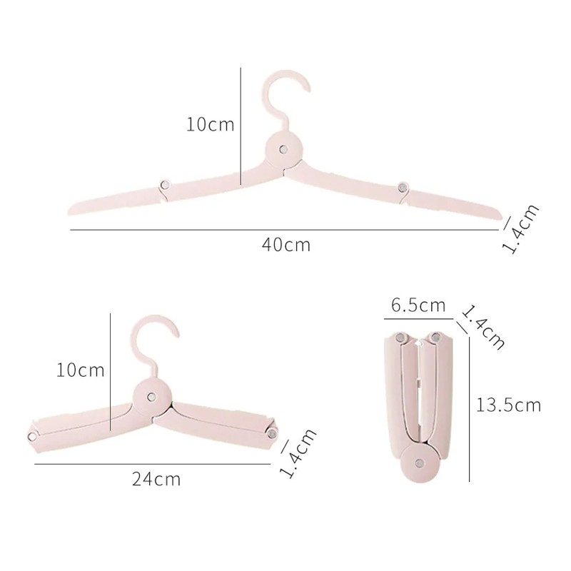 Cintre de voyage pliable, cintres portables d'extérieur, support multifonctionnel, gain de place, antidérapant, rangement facile