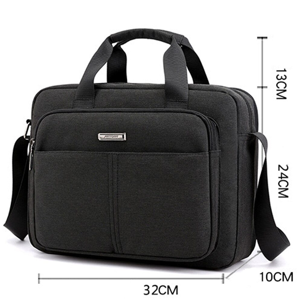 Homens negócios maleta saco do mensageiro moda retro ombro bolsa de mão náilon crossbody sacos à prova dwaterproof água preto saco de trabalho xa756zc