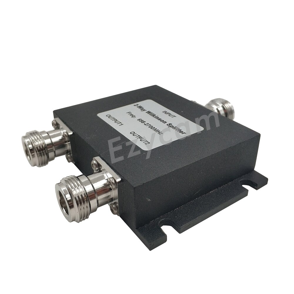 2-Way Power Splitter 698 ~ 2700 MHz N-Vrouwelijke Power Divider Aansluiten 2G 3G 4G Mobiele Telefoon Signaal Booster Repeater en Antenne Kabel