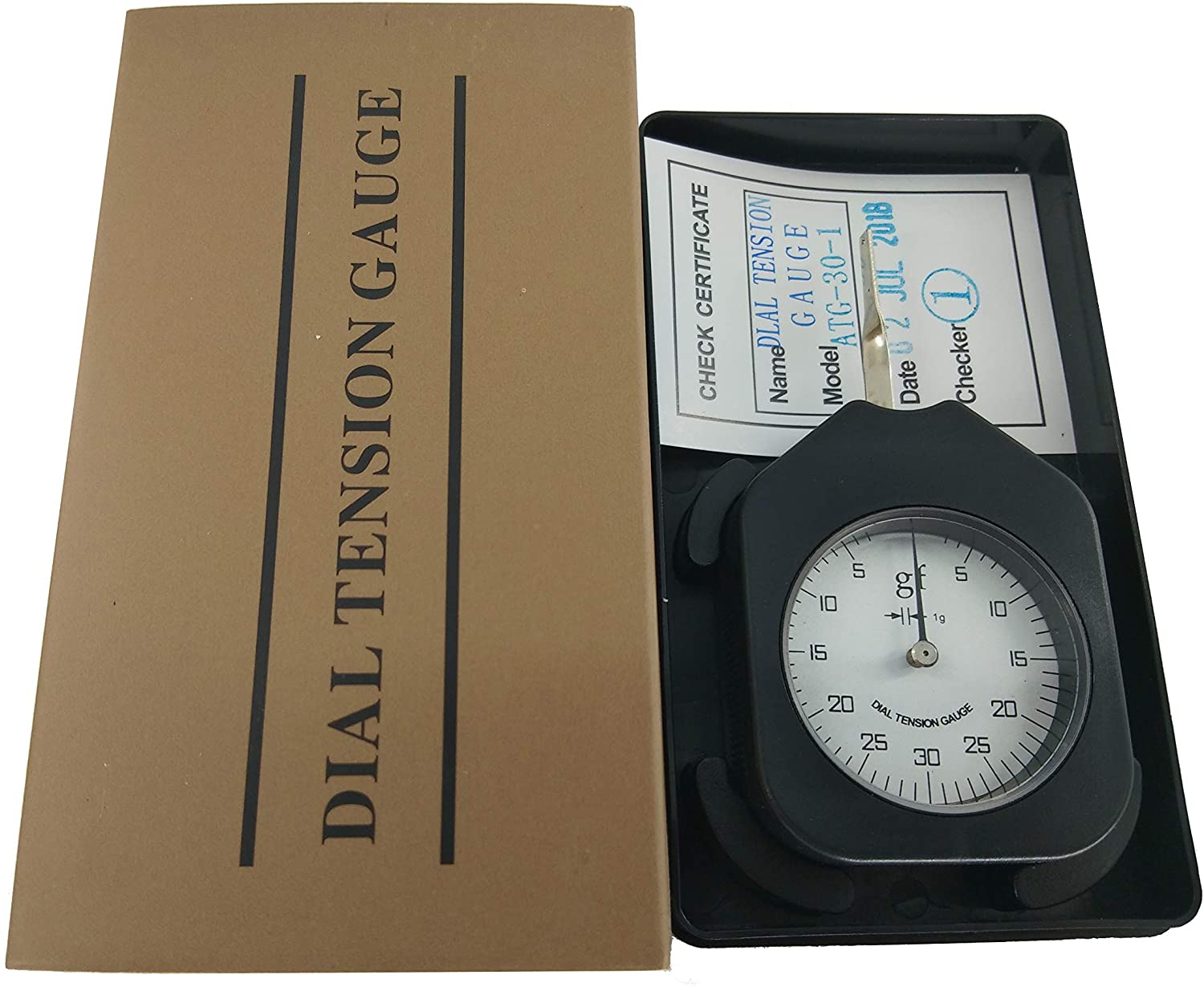 Tensionmeter Analog Dial Tension Gauge meter tester Gram Force Meter Single Pointer 30G