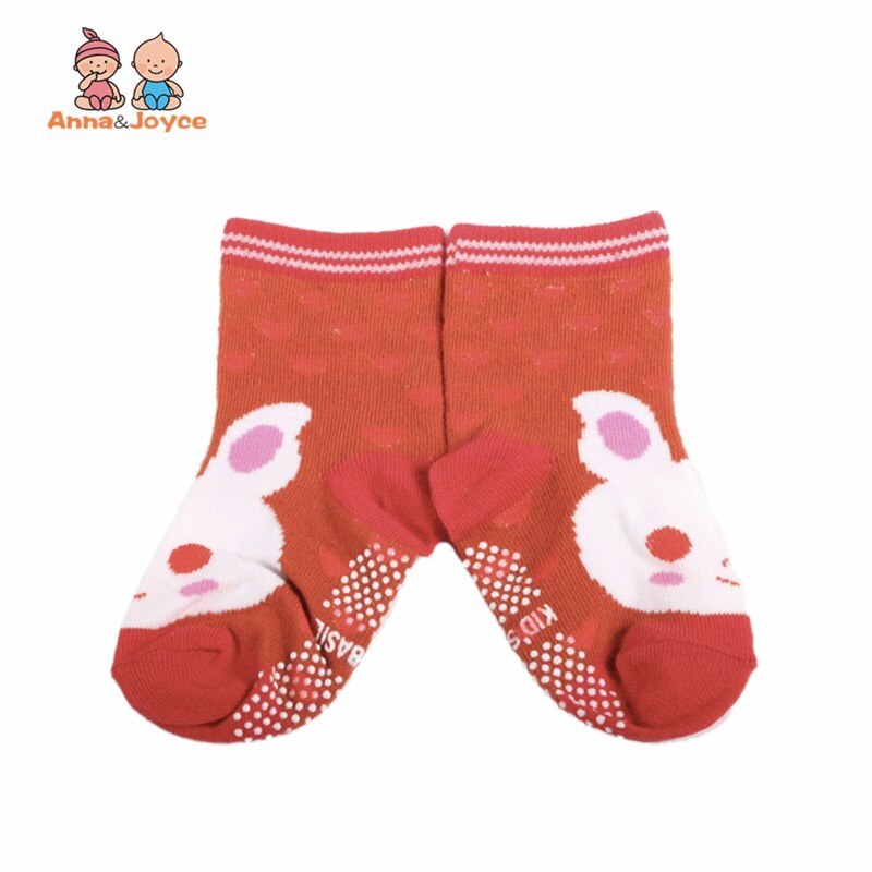 6 paia/lotto neonate calzini 0-3years antiscivolo bambino infantile abbigliamento