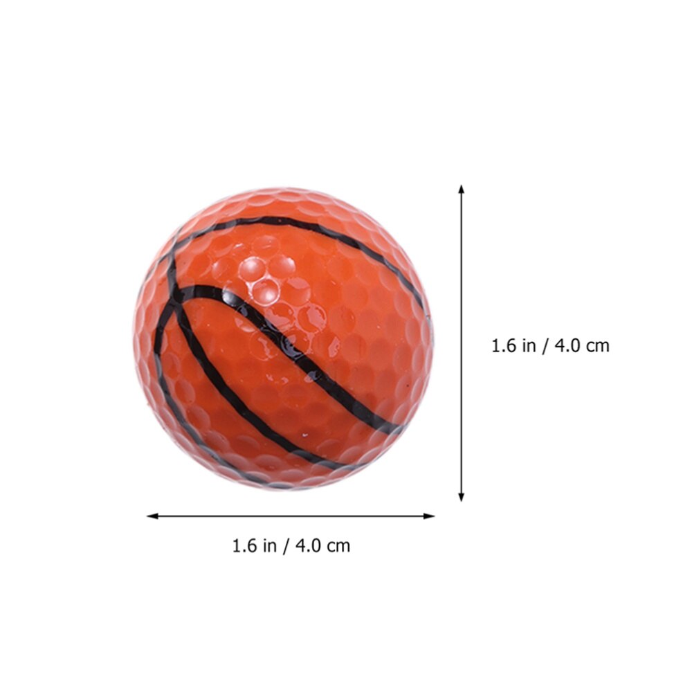 6pcs Sports Theme Training Sports Balls Simulation Rubber Practice Supplies for Outdoor (Tennis, Basketball, Baseball,