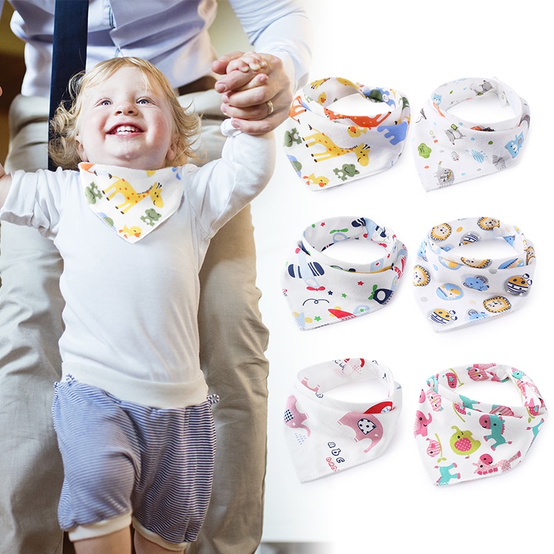 Brand 1Pcs Infant Kids Baby Unisex Feeding Saliva Towel Dribble Triangle Bandana Bibs Burp Cloths Baby