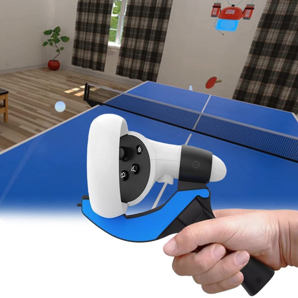 Voor Oculus Quest 2 Tafeltennis Paddle Grip Handvat Touch Controllers Spelen Elf Tafeltennis Voor Oculus Quest2 Accessoires