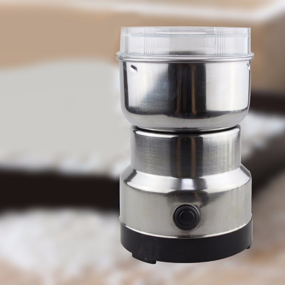 Free_on Multi-Functionele Eu Plug 150W Koffiemolen Roestvrij Elektrische Kruiden/Specerijen/Noten/Korrels/koffieboon Slijpen