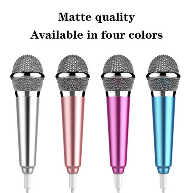 Live Mobile Phone Universal Wired Microphone Small Microphone Condenser Headset In-ear Headphones # 22