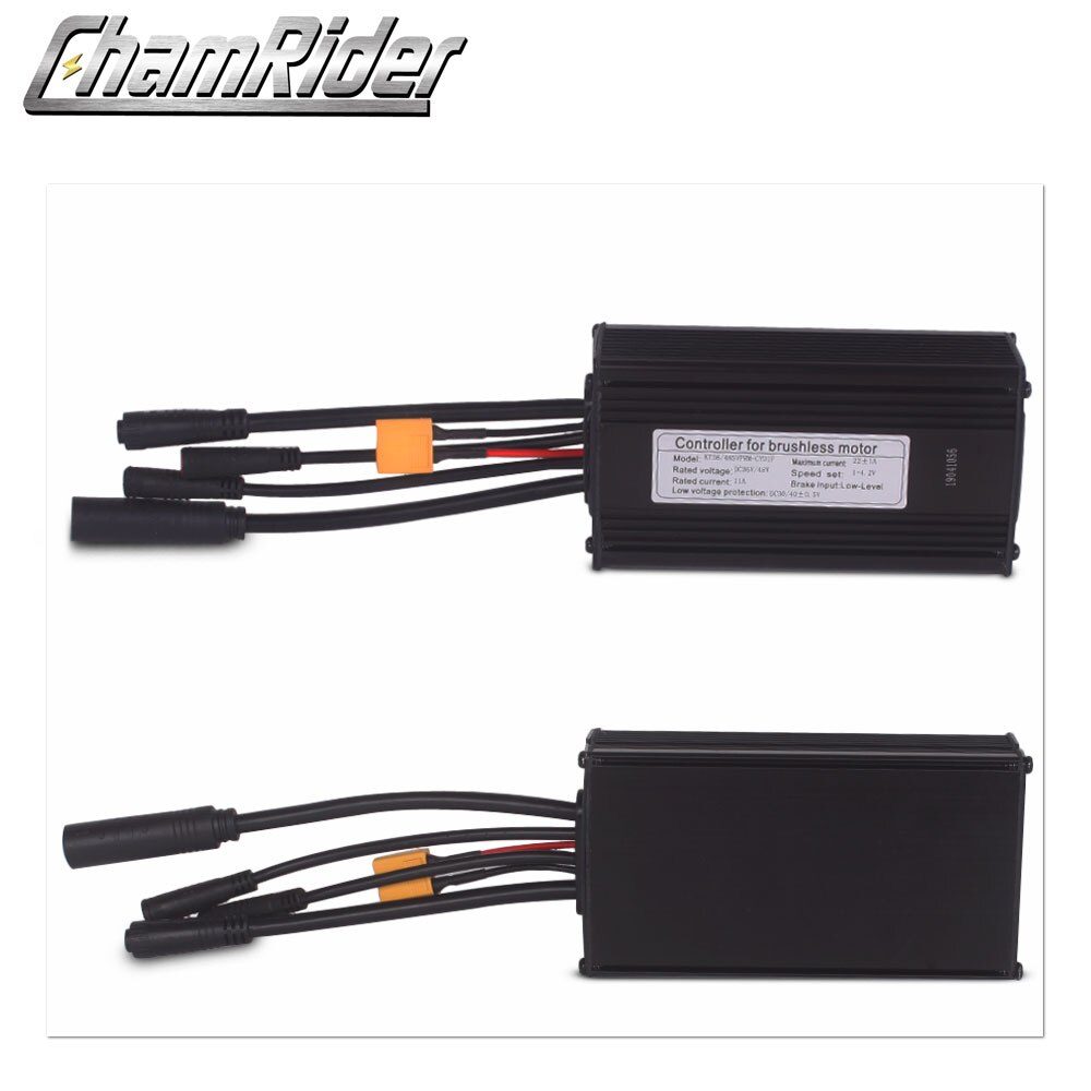 Ebike Controller Waterdicht Julet Connector 36V 48V 500W 22A 9 Mosfet Elektrische fiets Borstelloze Controller Sinewave KT serie