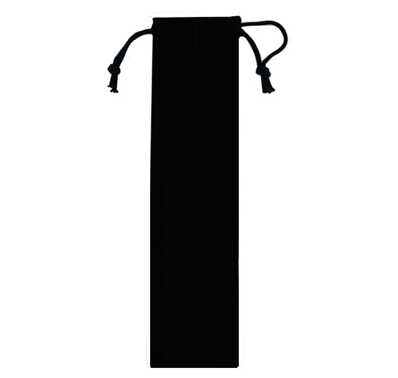 Paille métallique réutilisable colorée de , en acier inoxydable 304 avec brosse de nettoyage pour tasses 20/30oz,: Black bag