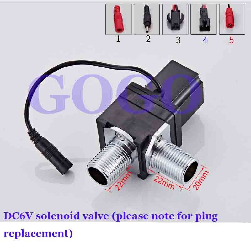 6V concealed urinal sensor, flush valve, faucet solenoid valve, urinal, urinal flusher accessories: 15
