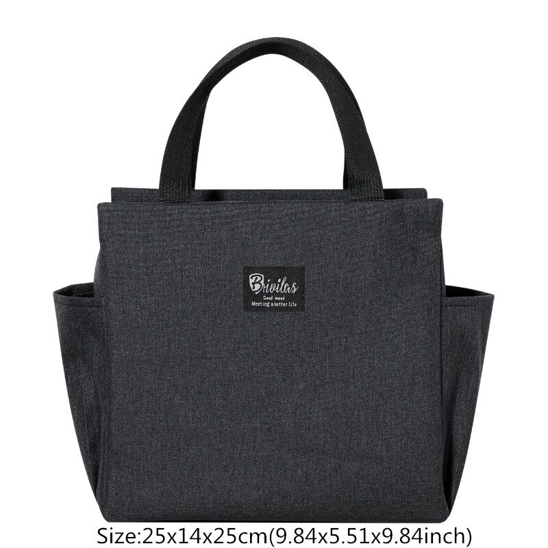 Borsa Termica Pranzo Con Motivo Piccioni Blu - 25x20x10 Cm - Isotermica Per Lavoro, Scuola, Picnic