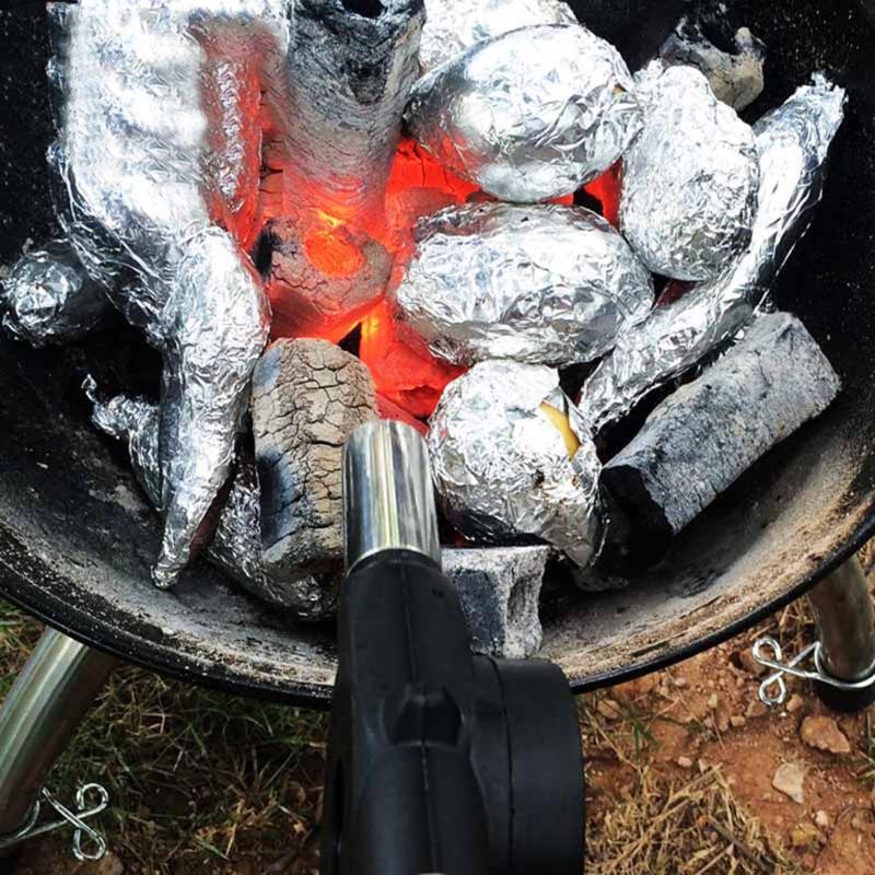 Bbq manuell fläkt luftfläkt grill eld matlagning utomhus picknick läger handverktyg mini luftfläkt handvevad