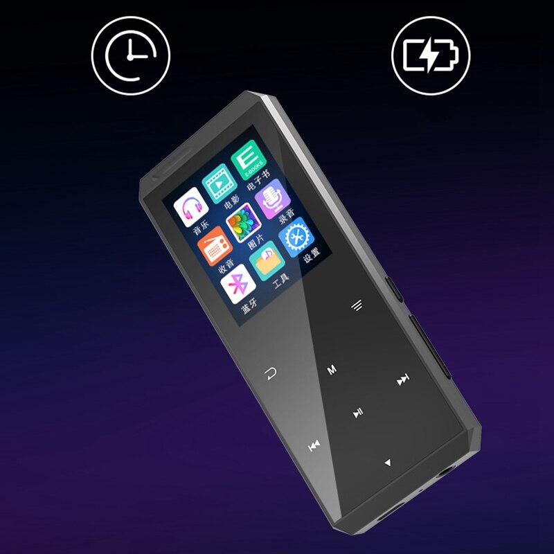 Bluetooth Lernen Englisch Sport Presse Spieler MP4 Musik Medien Spieler 1,8 Zoll Tragbare Mini FM Radio